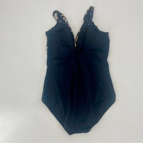 Miradonna by Miraclesuit Animal Print One Piece Bathing Suit Size 8 New - Picture 9 of 15